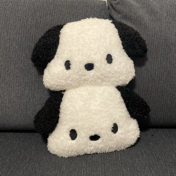 Fuzzy Pochacco Car Headrest Pillows Set - Picture 3 of 6